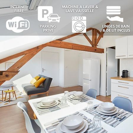 Minuit A Paris - Wifi Fibre/Linge/Parking Apartment Chateaubriant Exterior photo