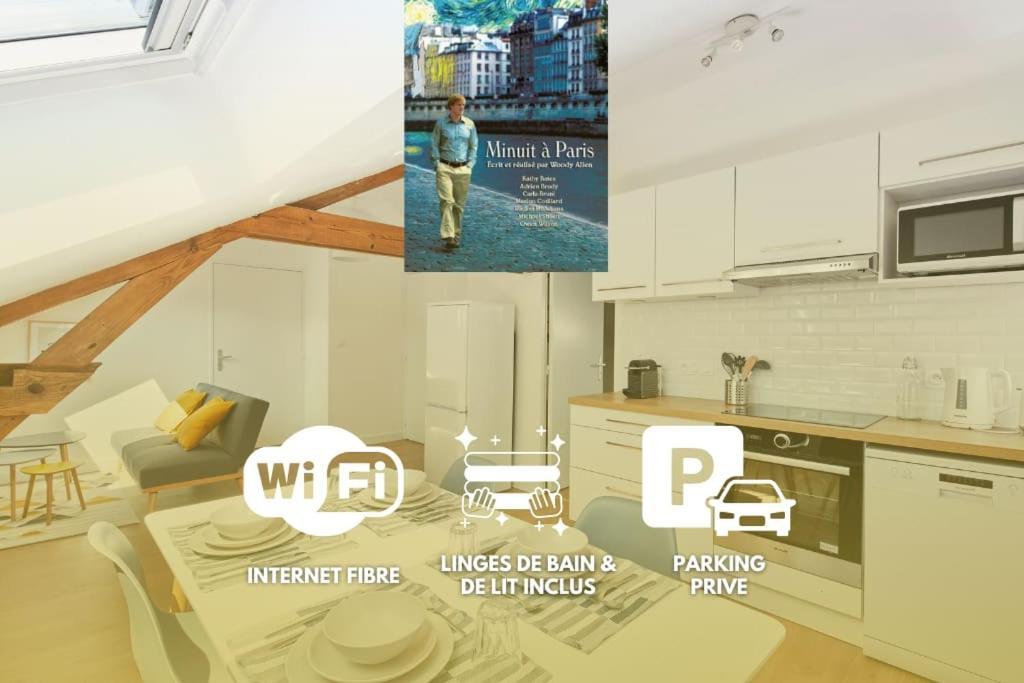 Minuit A Paris - Wifi Fibre/Linge/Parking Apartment Chateaubriant Exterior photo