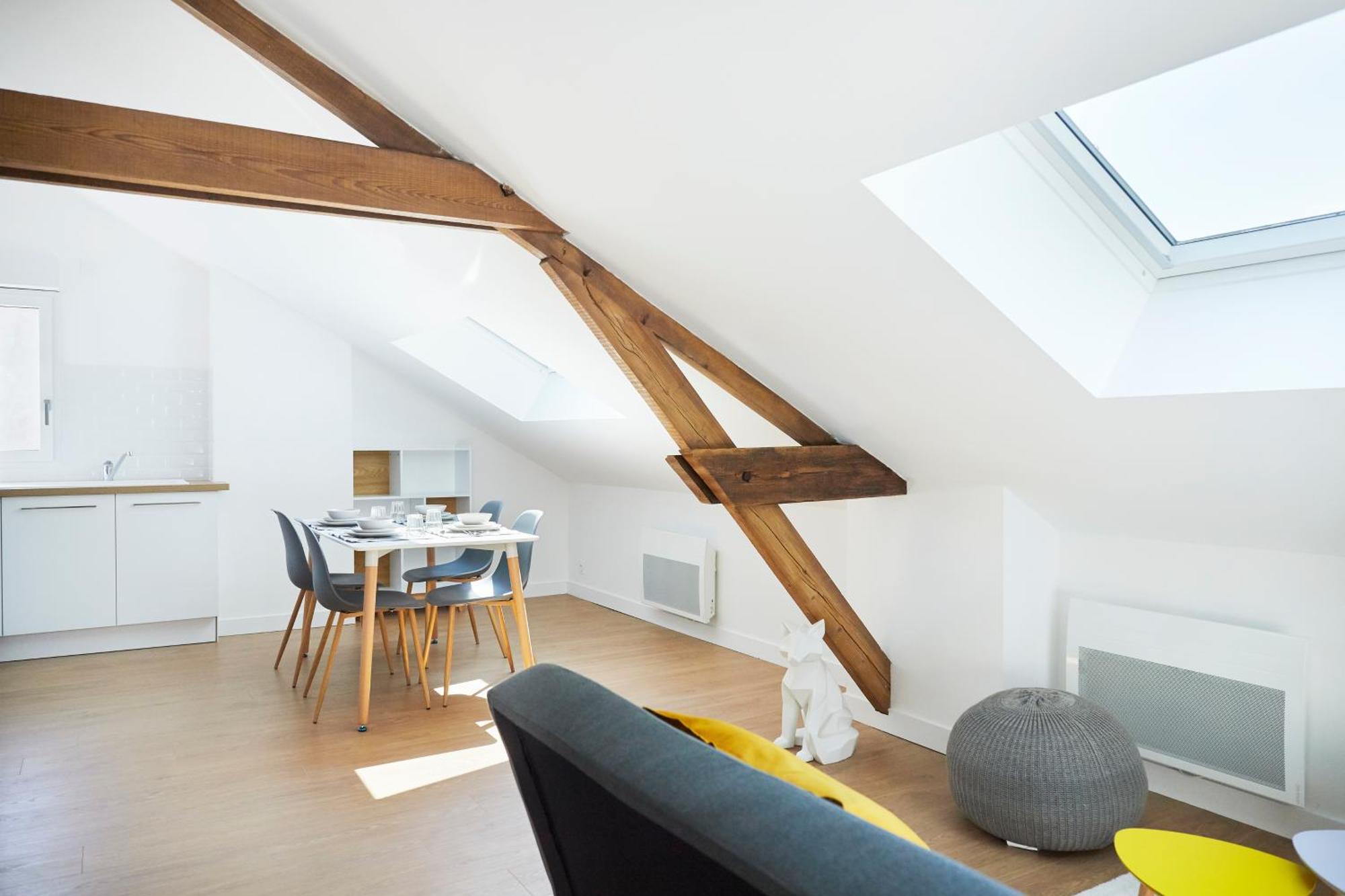 Minuit A Paris - Wifi Fibre/Linge/Parking Apartment Chateaubriant Exterior photo